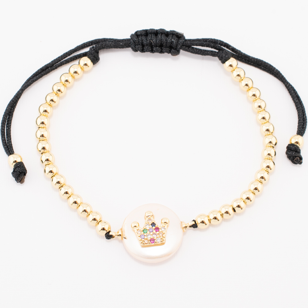 PULSERA CHAPA PEARLTIME