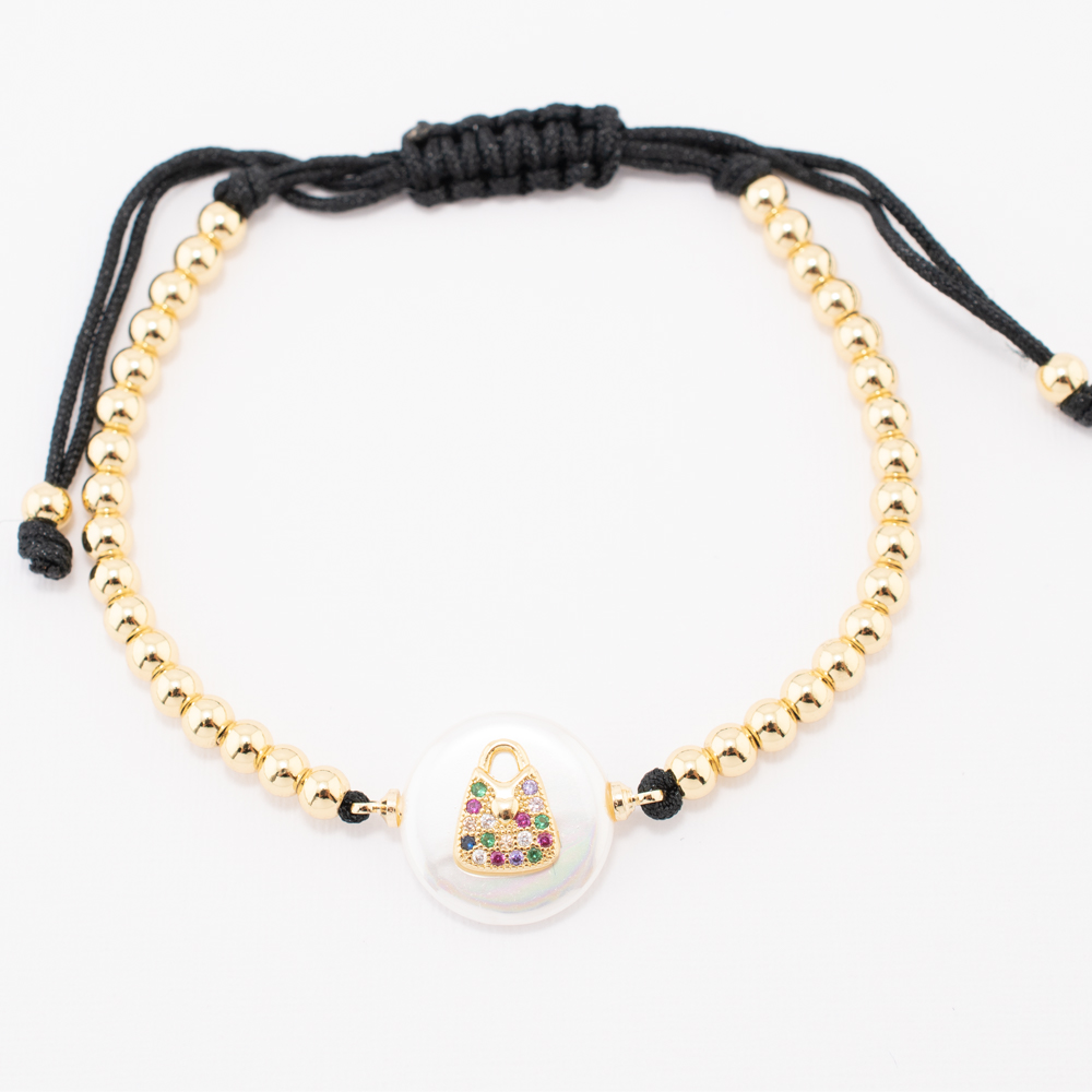PULSERA CHAPA PEARLTIME