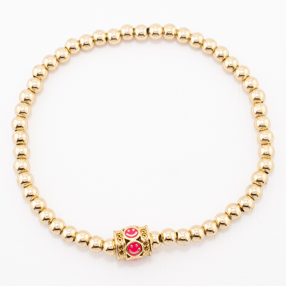 PULSERA CHAPA GOLDEN COLORS