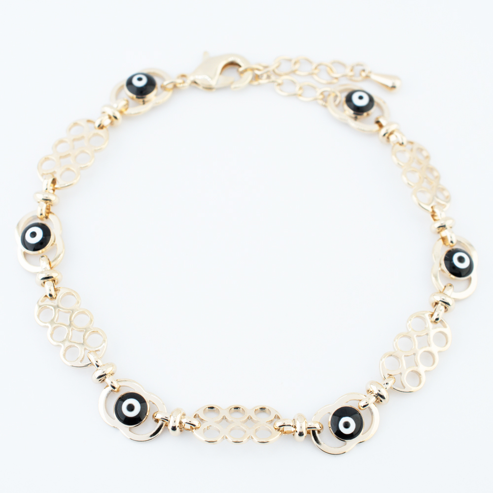 PULSERA CHAPA GOLDEN COLORS