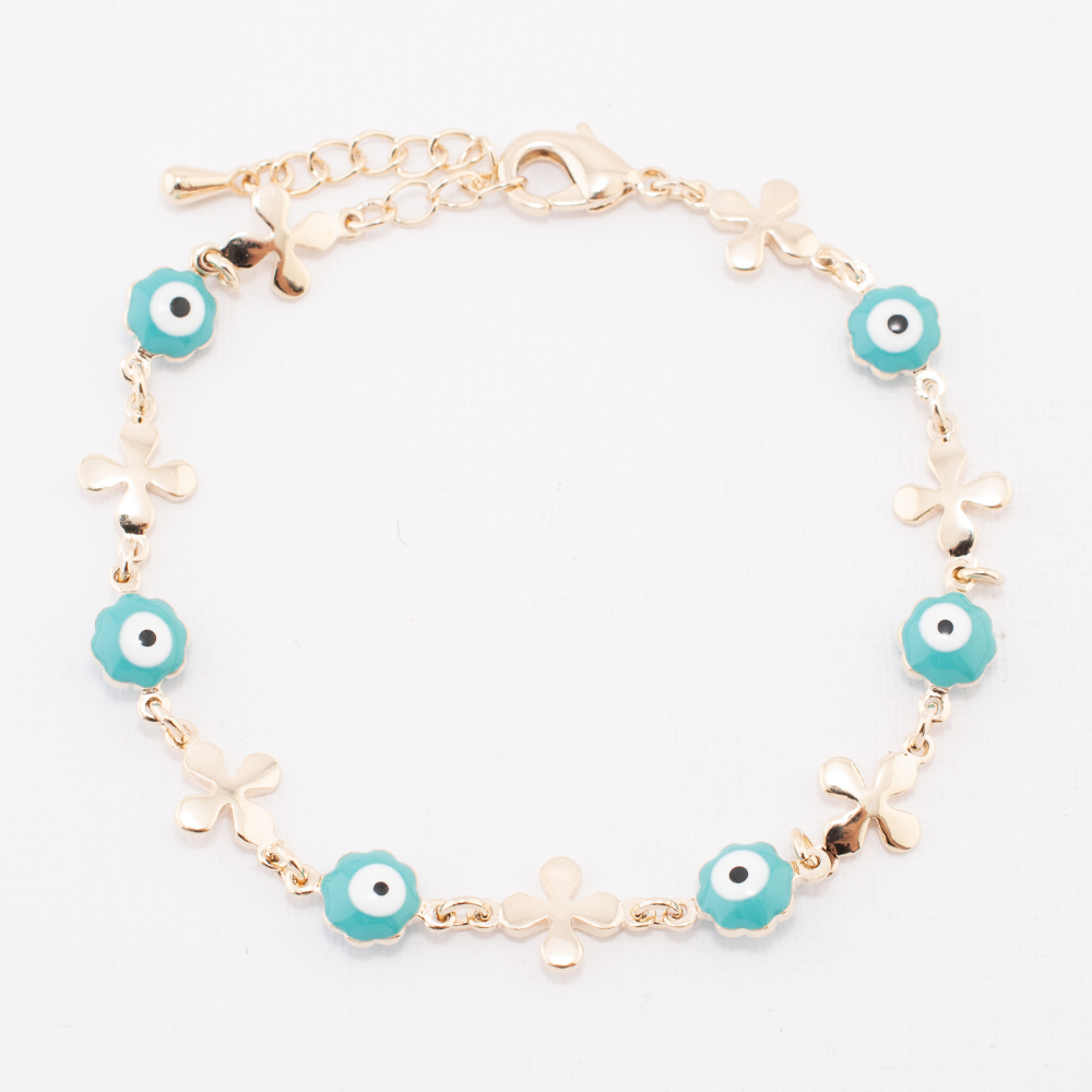 PULSERA CHAPA GOLDEN COLORS