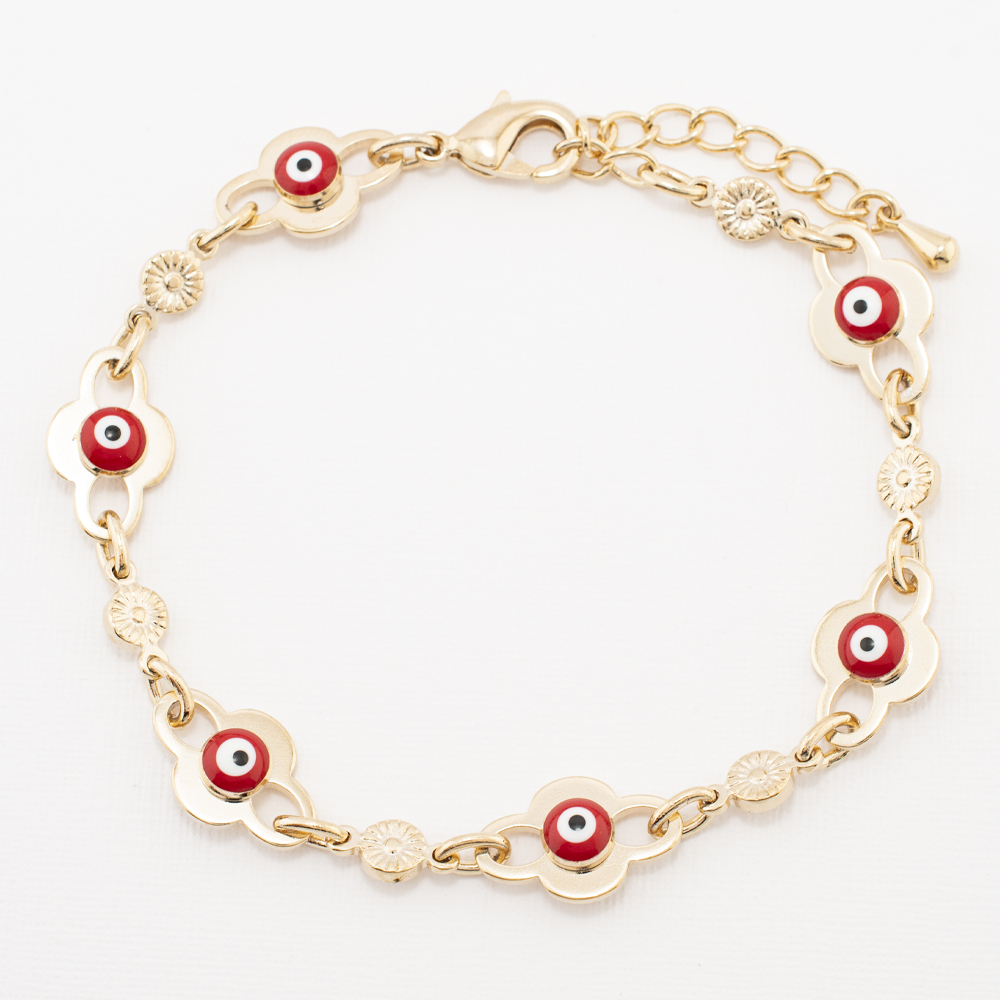 PULSERA CHAPA GOLDEN COLORS