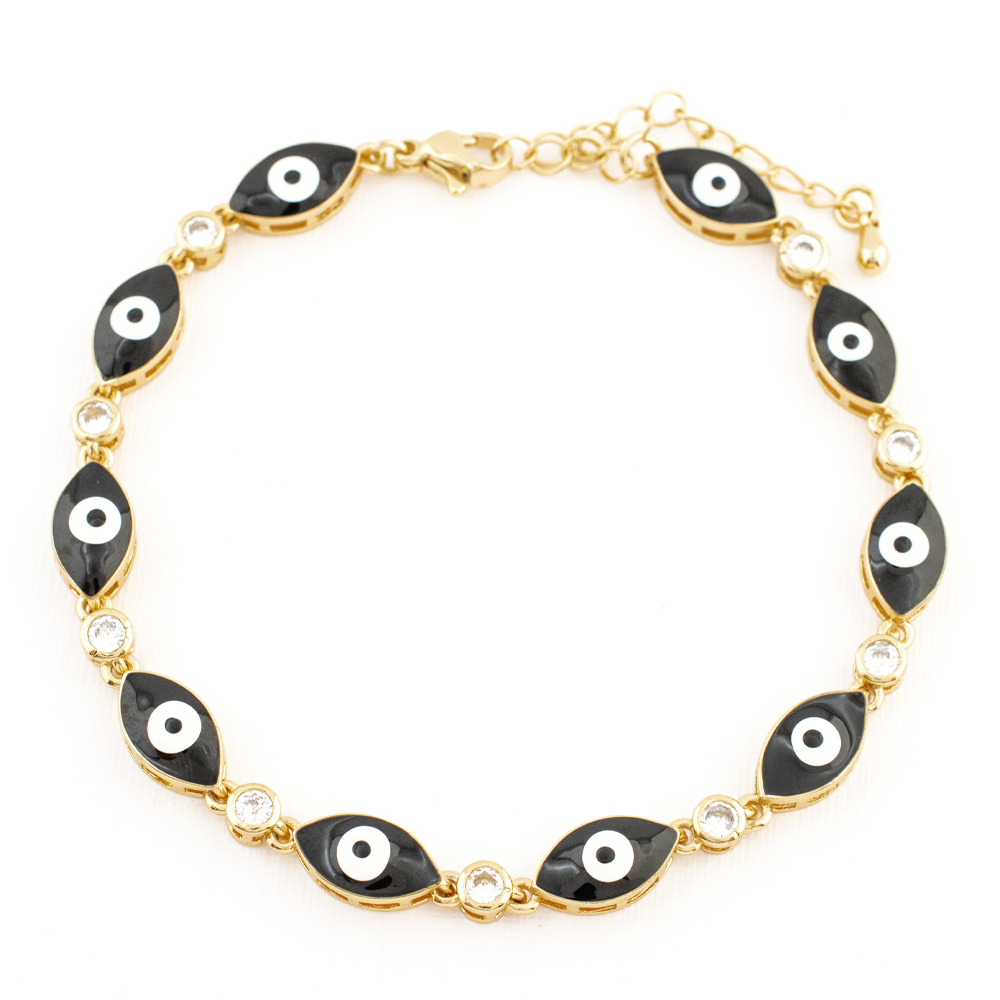 PULSERA CHAPA GOLDEN COLORS