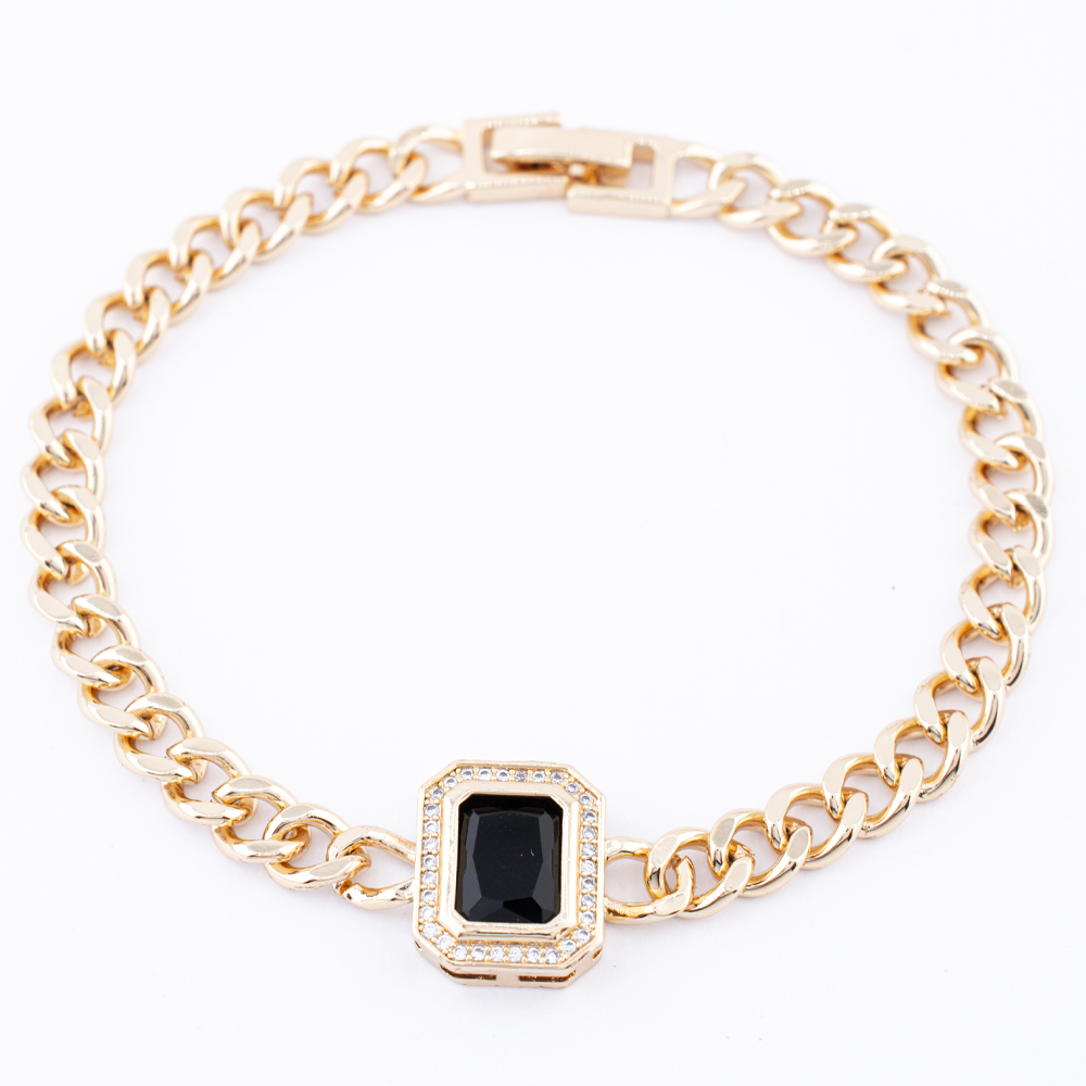 PULSERA CHAPA CRYSTIME