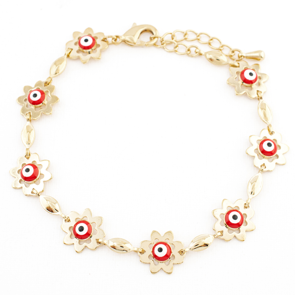 PULSERA CHAPA GOLDEN COLORS