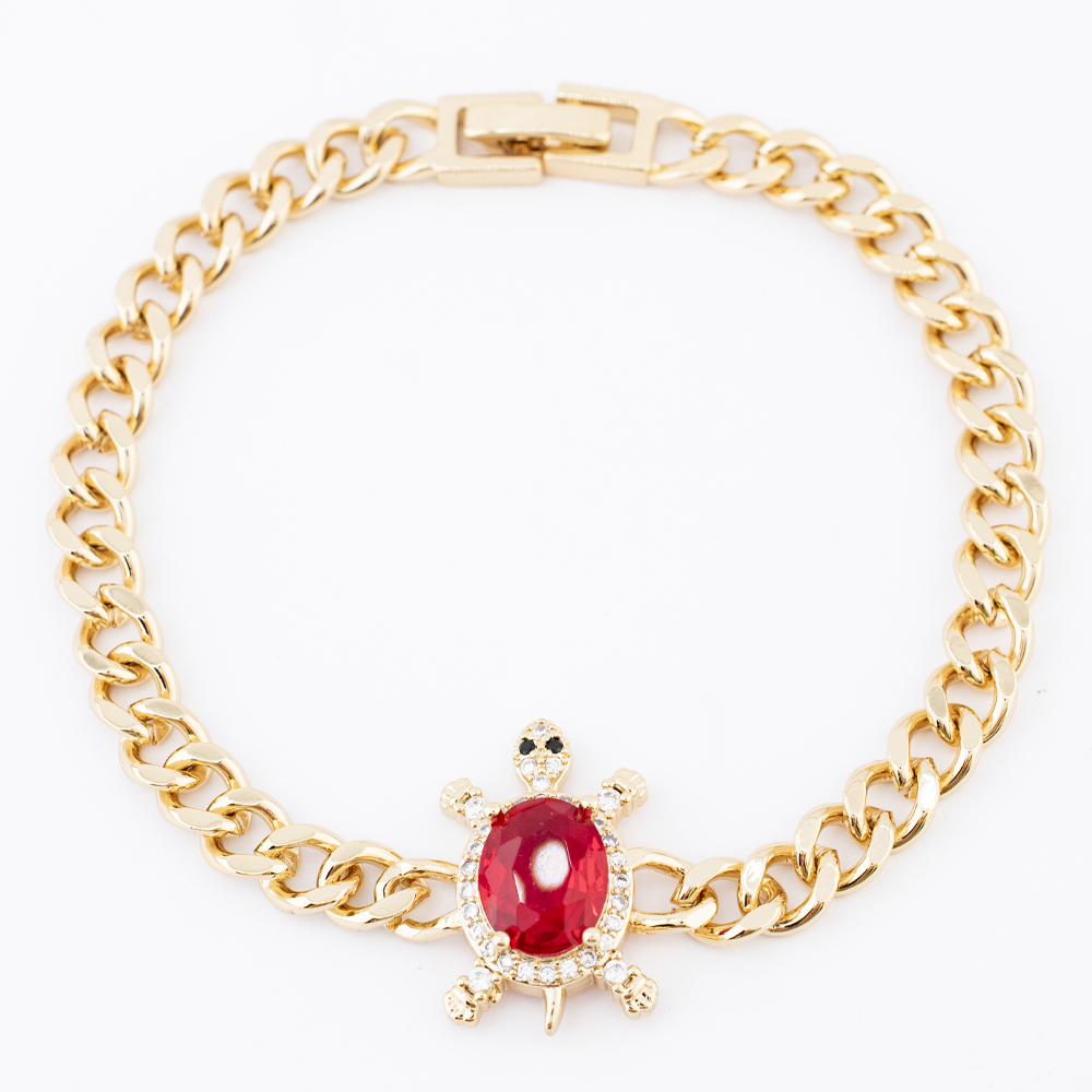 PULSERA CHAPA CRYSTIME