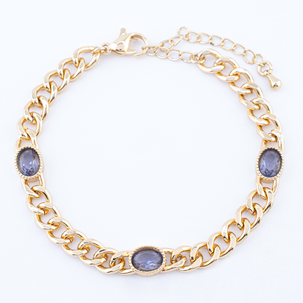 PULSERA CHAPA CRYSTIME