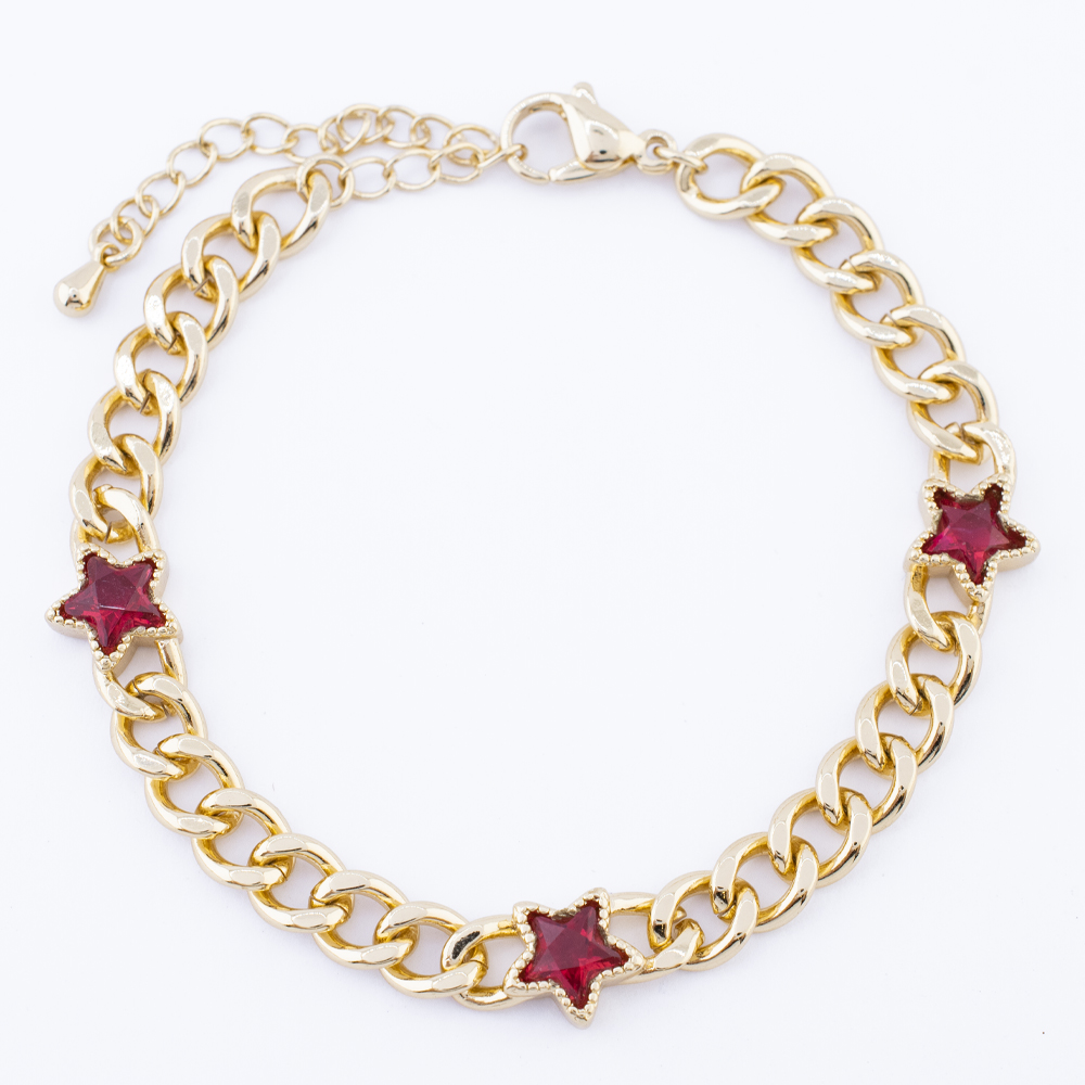 PULSERA CHAPA CRYSTIME