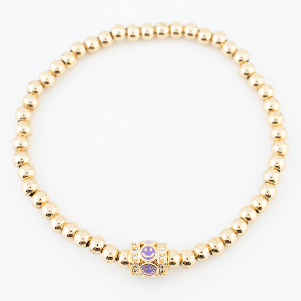 PULSERA CHAPA GOLDEN COLORS