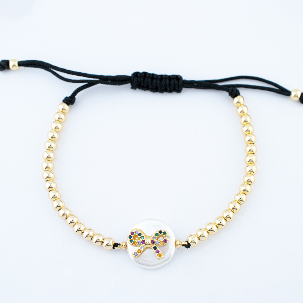 PULSERA CHAPA PEARLTIME