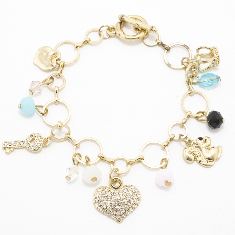 PULSERA CHAPA GOLDEN COLORS