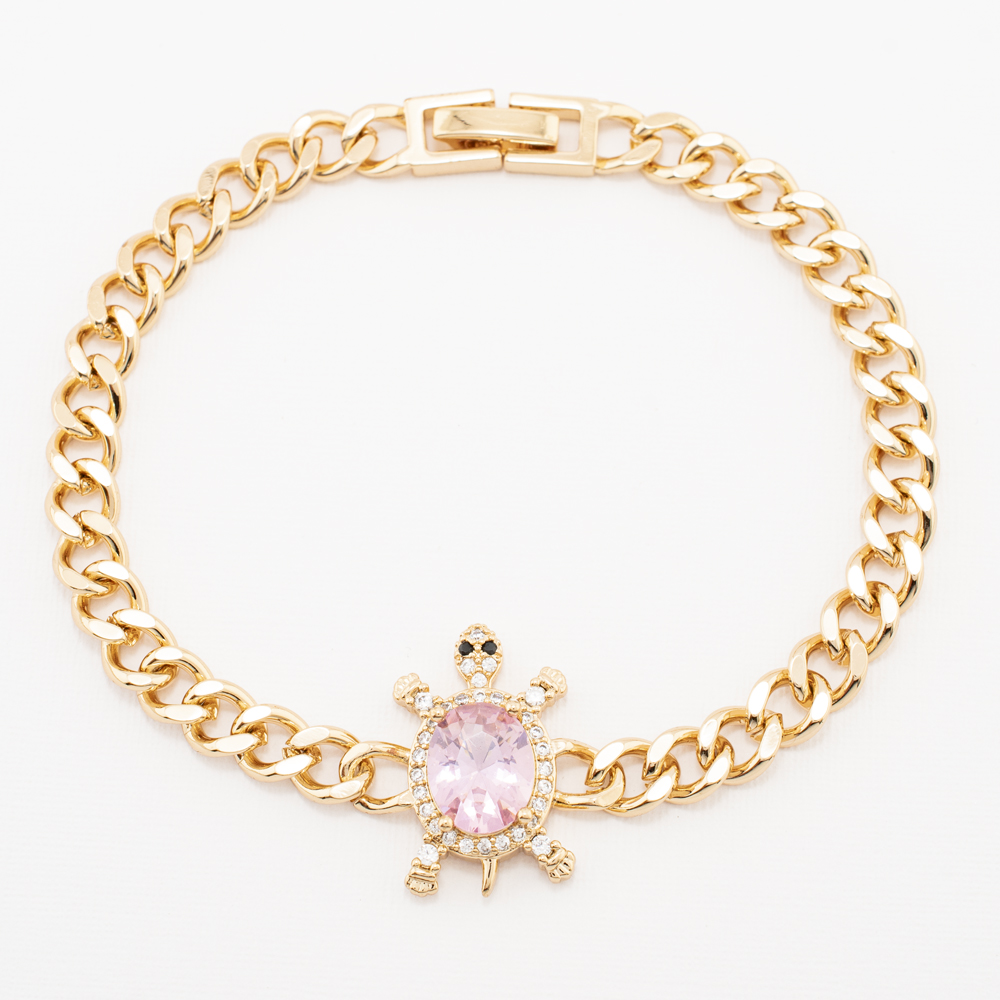 PULSERA CHAPA CRYSTIME