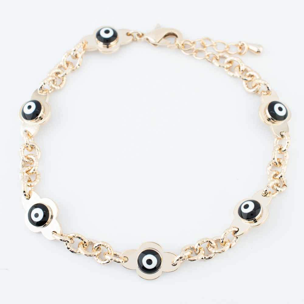 PULSERA CHAPA GOLDEN COLORS