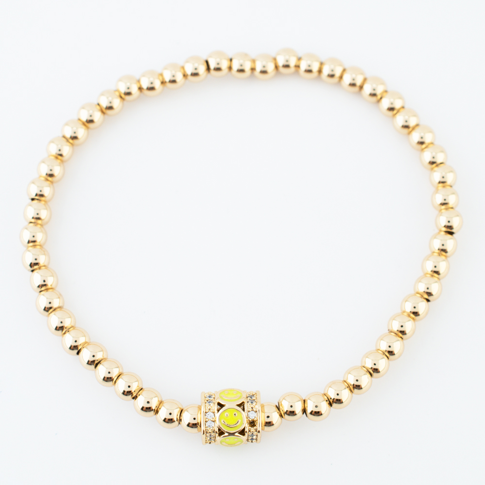 PULSERA CHAPA GOLDEN COLORS