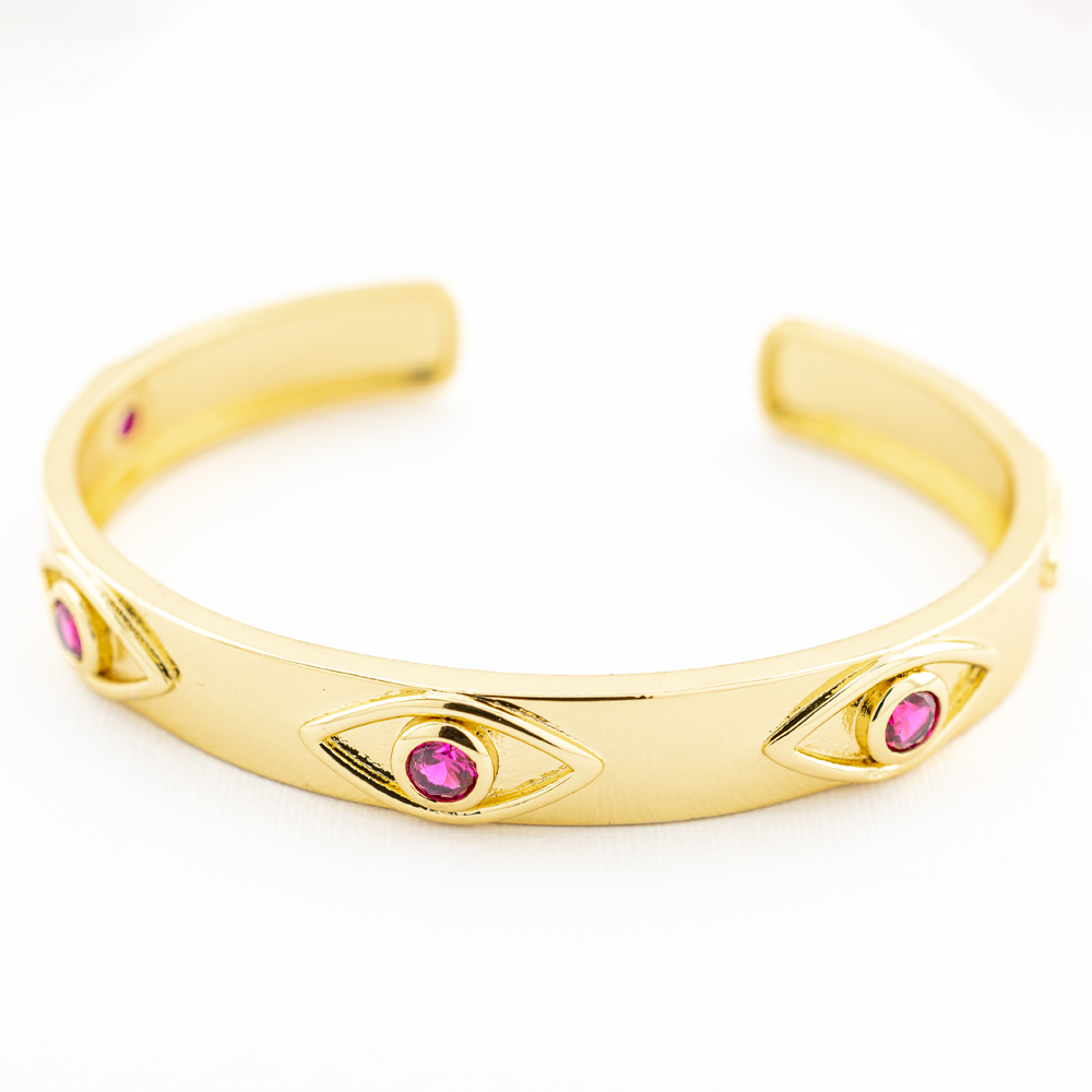 BRAZALETE CHAPA CRYSTIME