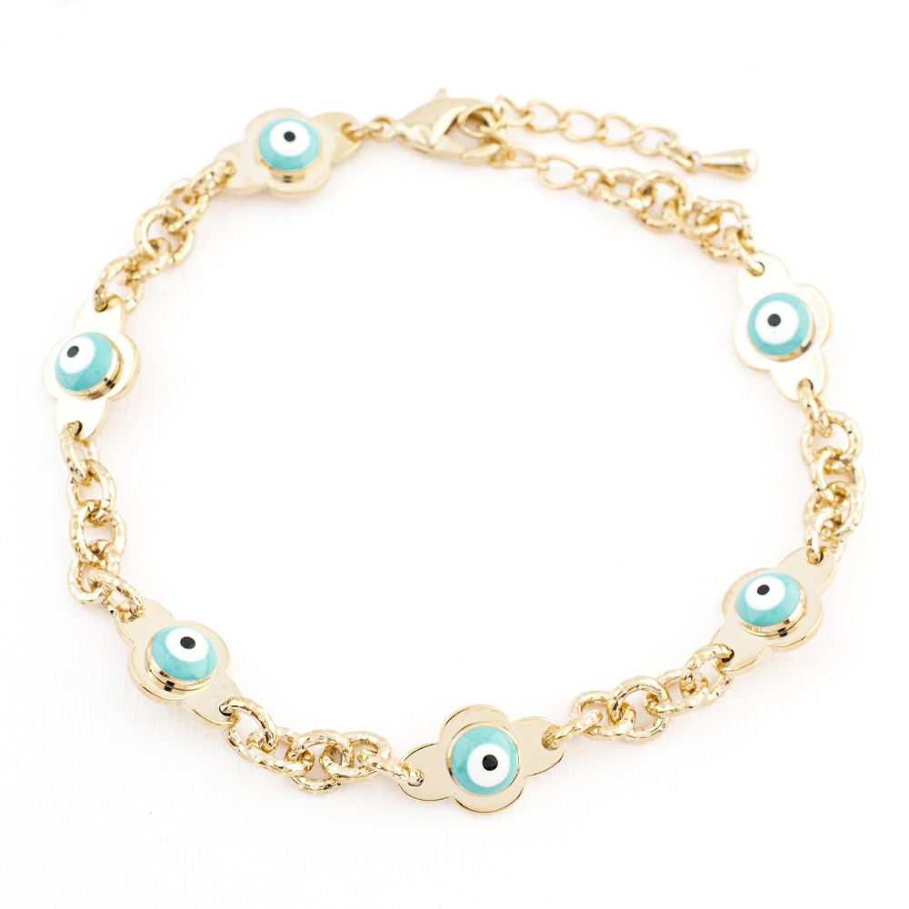 PULSERA CHAPA GOLDEN COLORS
