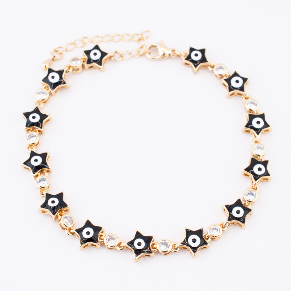 PULSERA CHAPA GOLDEN COLORS