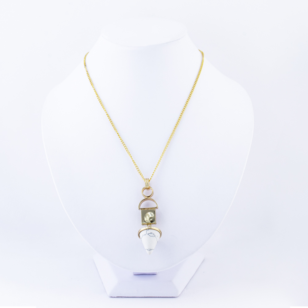 COLLAR CHAPA GOLDEN STONE