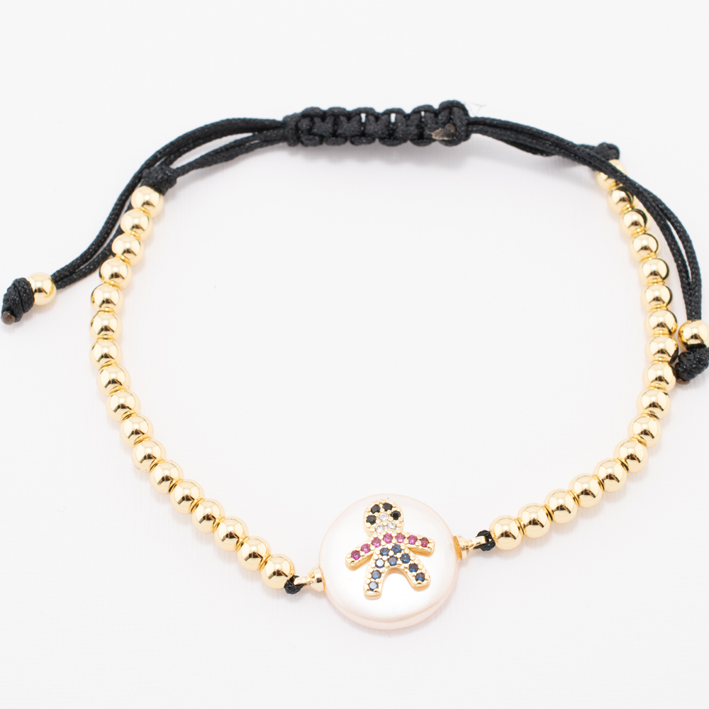 PULSERA CHAPA PEARLTIME