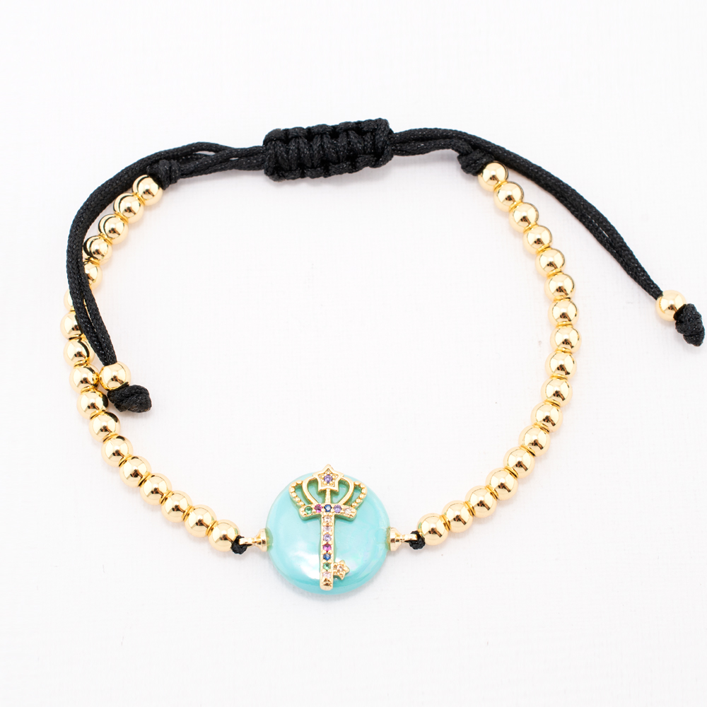 PULSERA CHAPA PEARLTIME