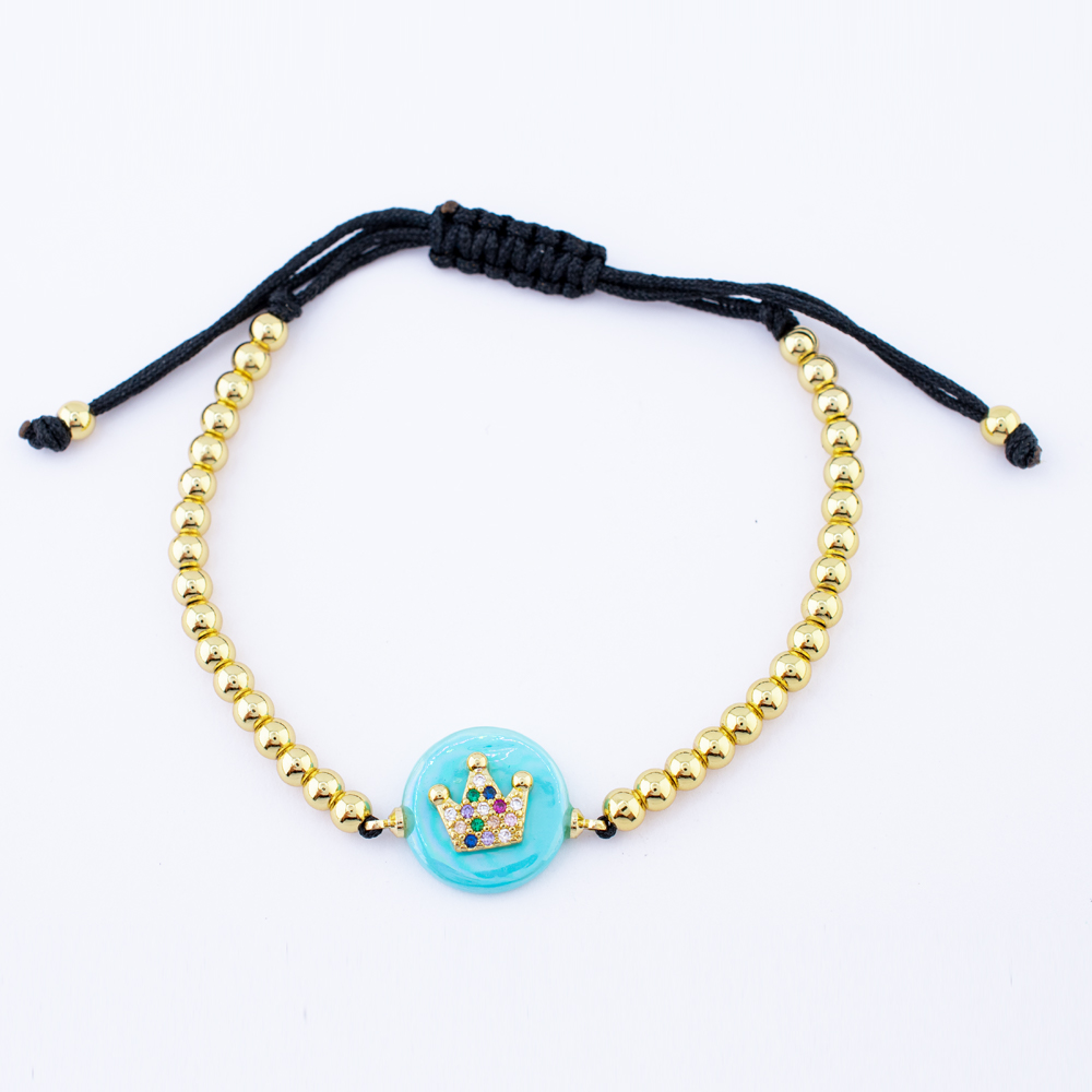 PULSERA CHAPA PEARLTIME