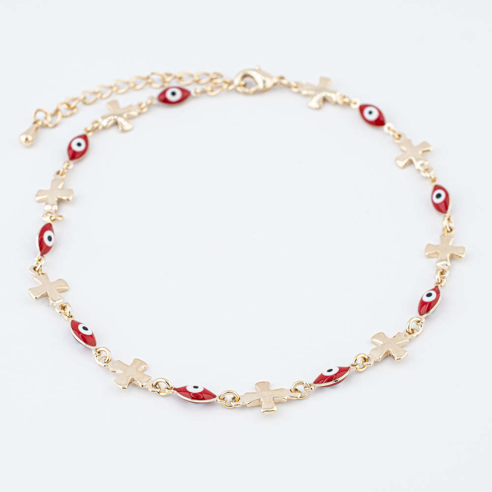 PULSERA CHAPA GOLDEN COLORS