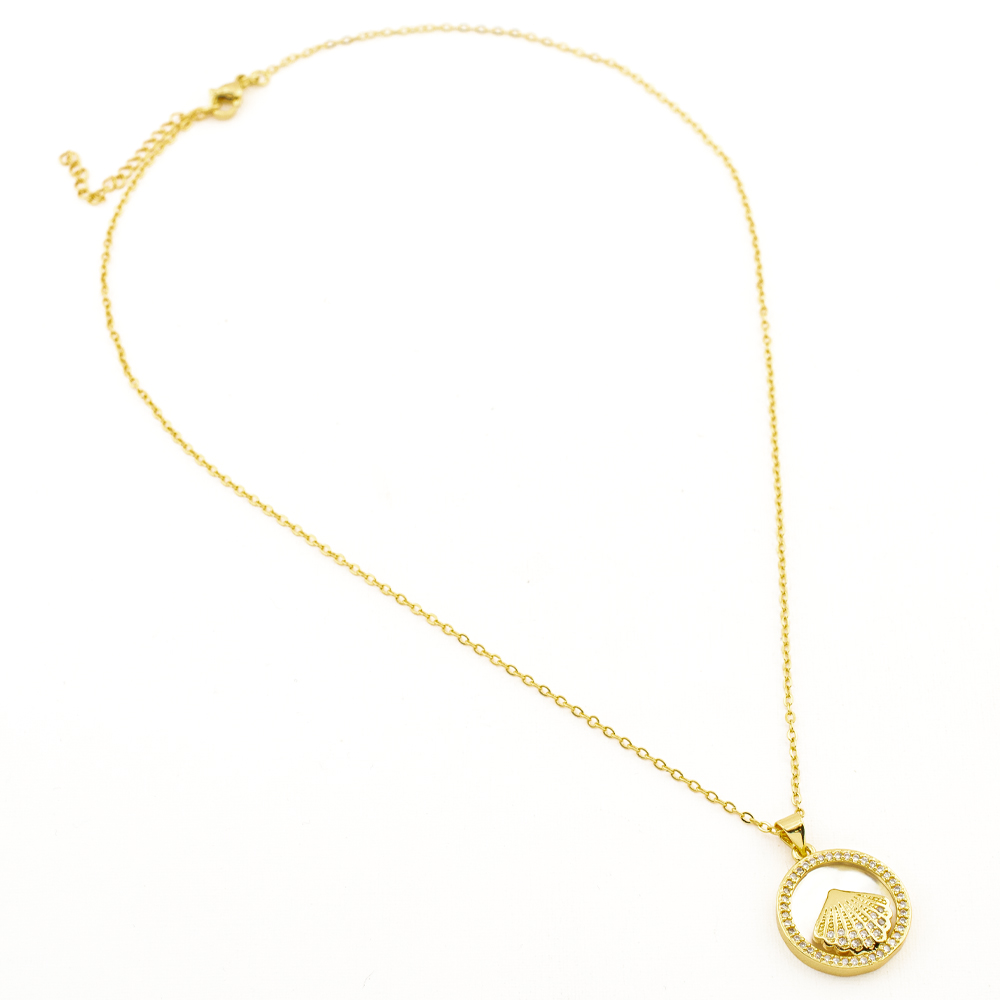 DIJE CHAPA GOLDEN STONE