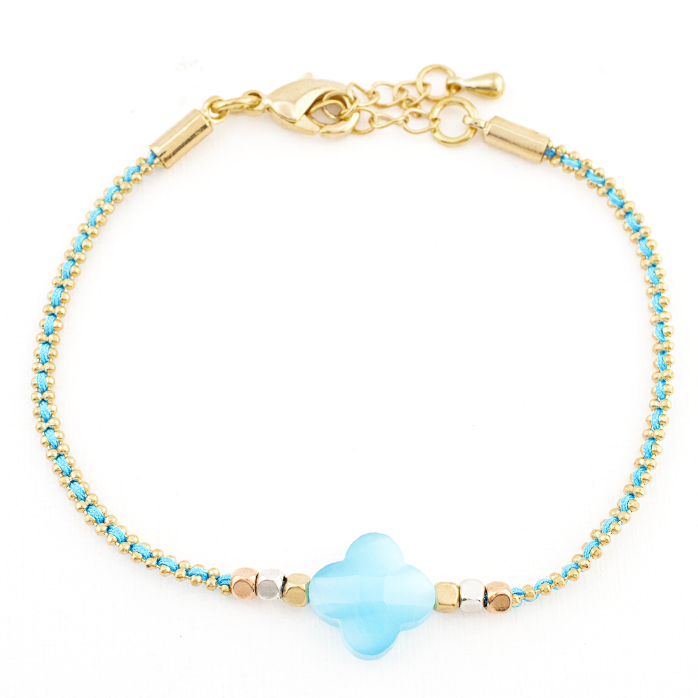 PULSERA CHAPA GOLDEN STONE