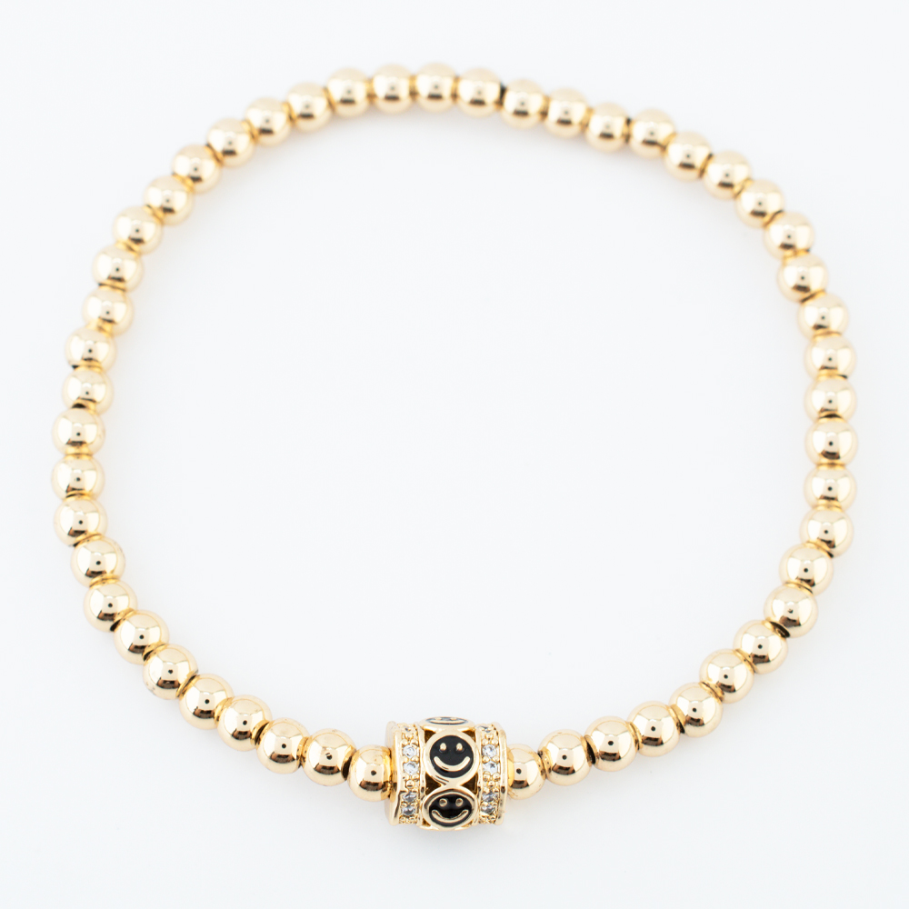 PULSERA CHAPA GOLDEN COLORS