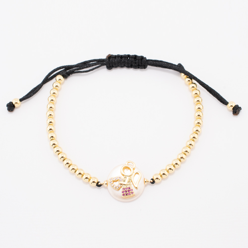 PULSERA CHAPA PEARLTIME