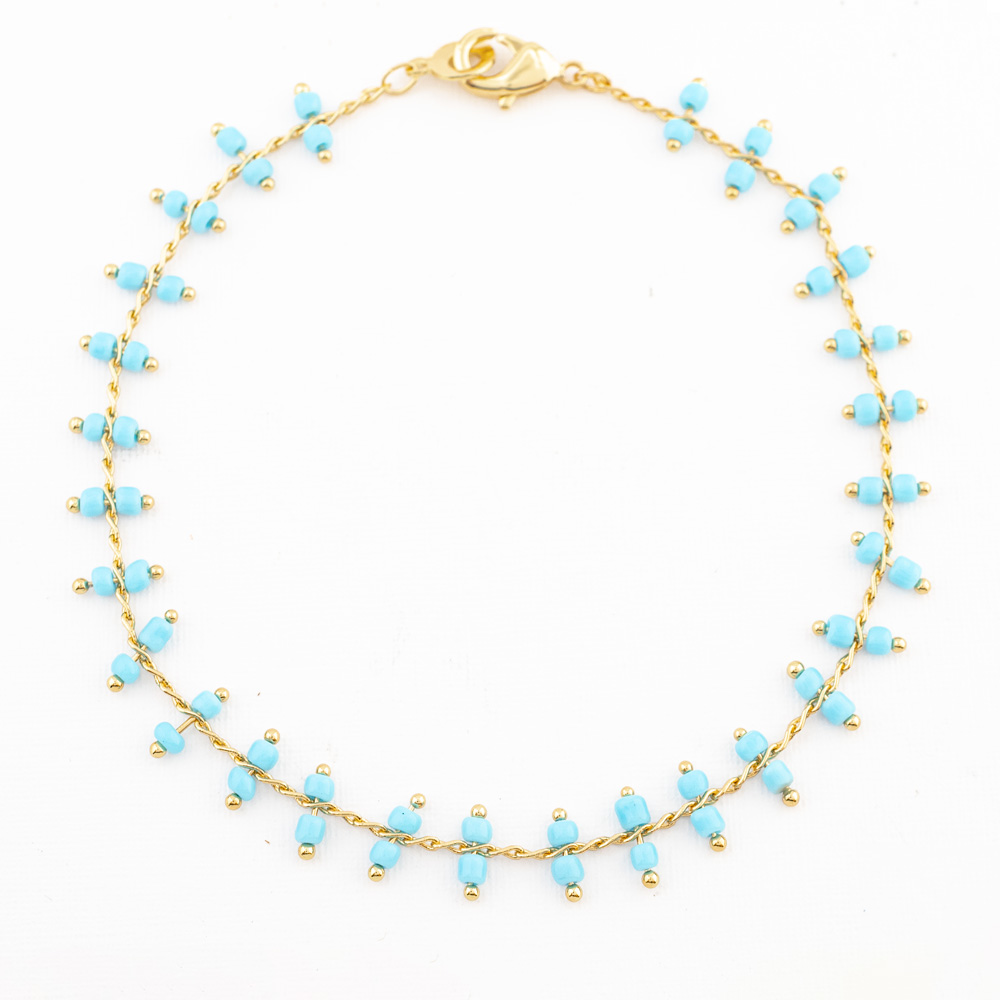 PULSERA CHAPA GOLDEN COLORS