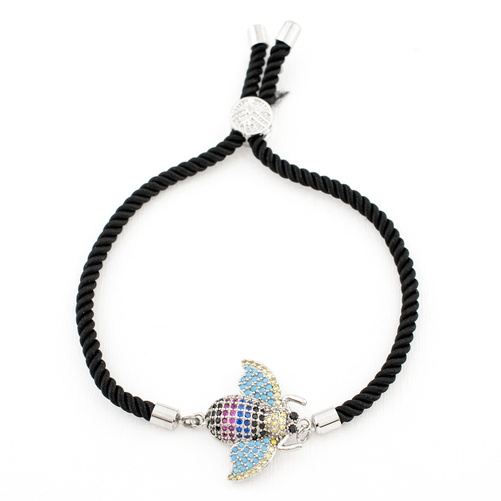 PULSERA RODIO SILVER RAINBOW