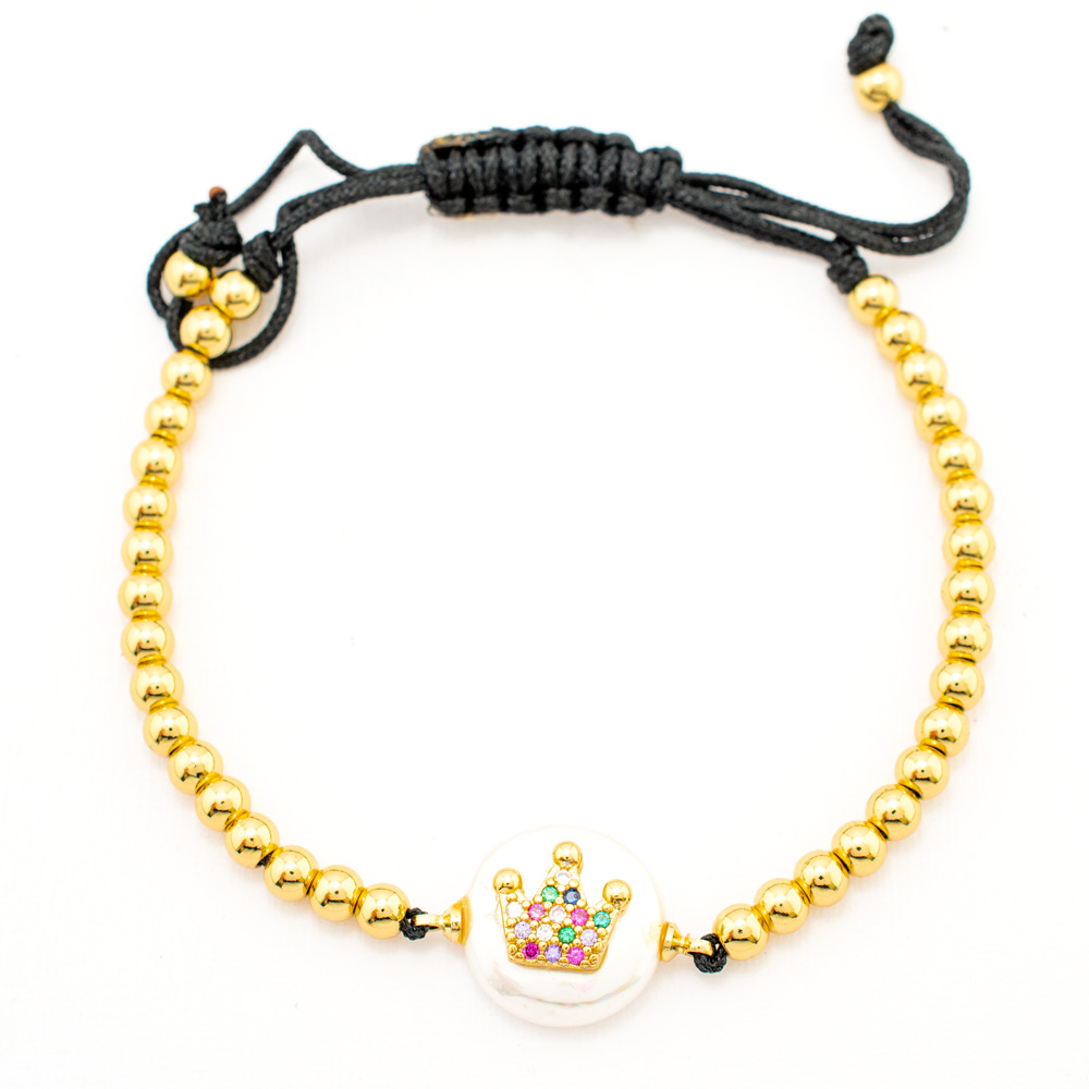 PULSERA CHAPA PEARLTIME