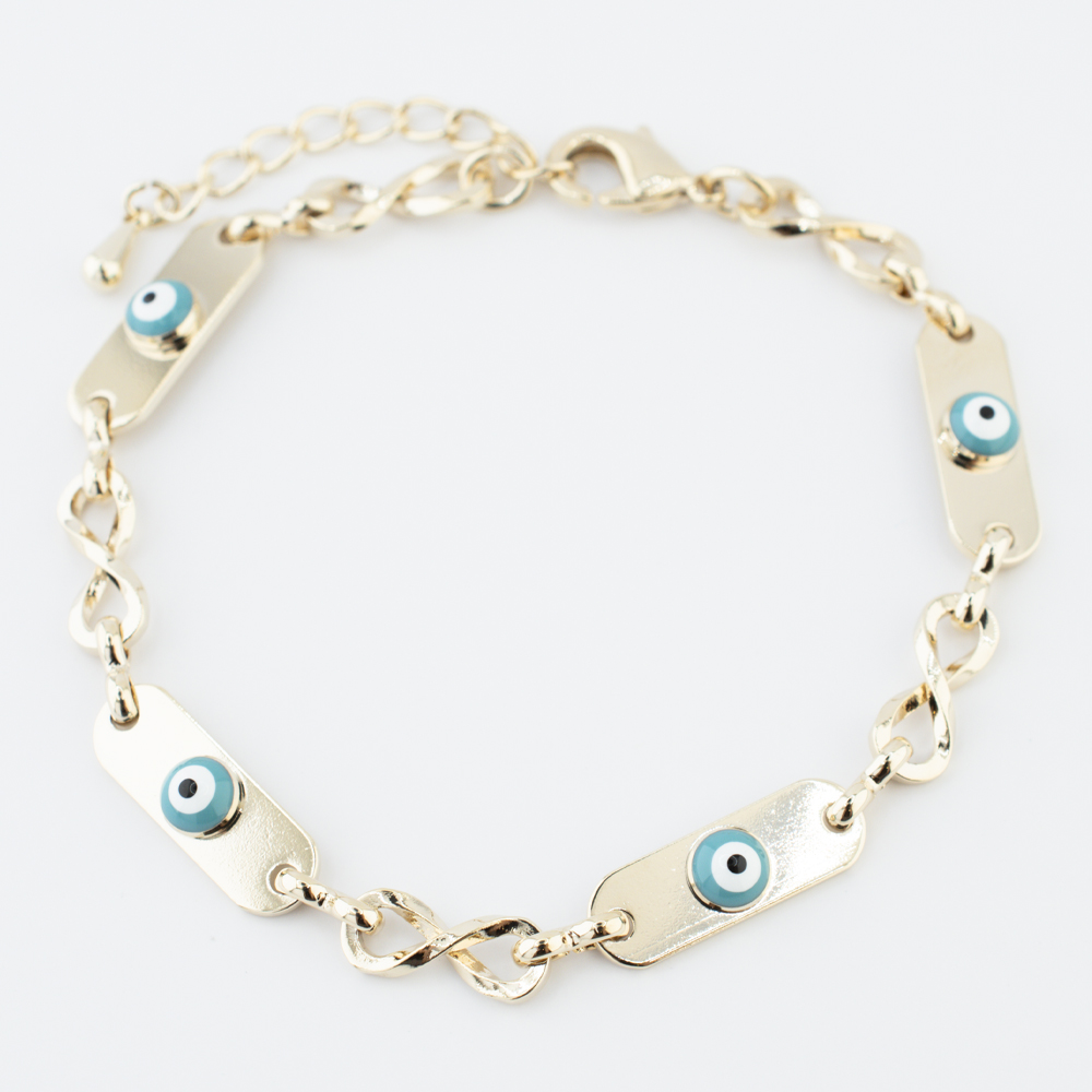 PULSERA CHAPA GOLDEN COLORS