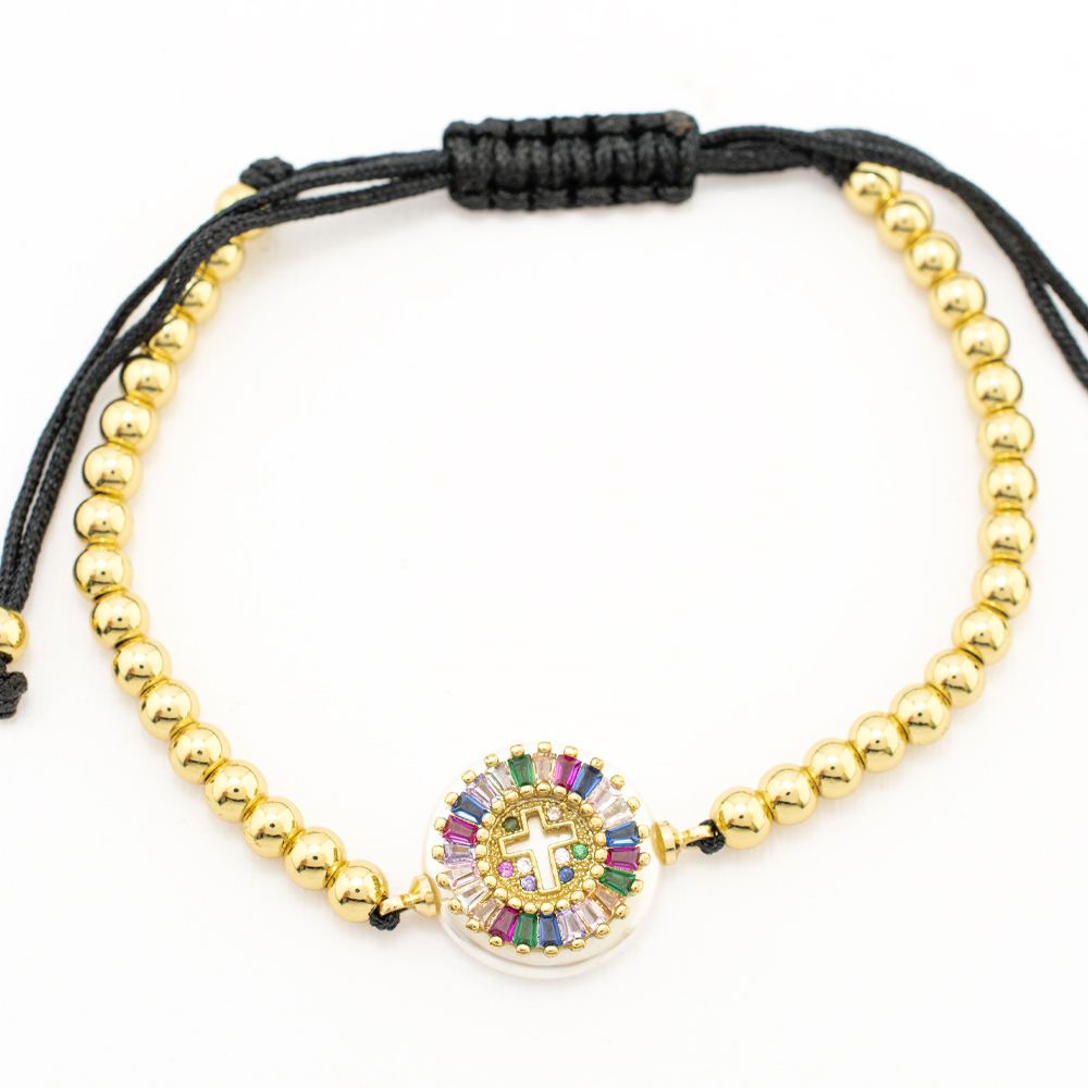 PULSERA CHAPA PEARLTIME