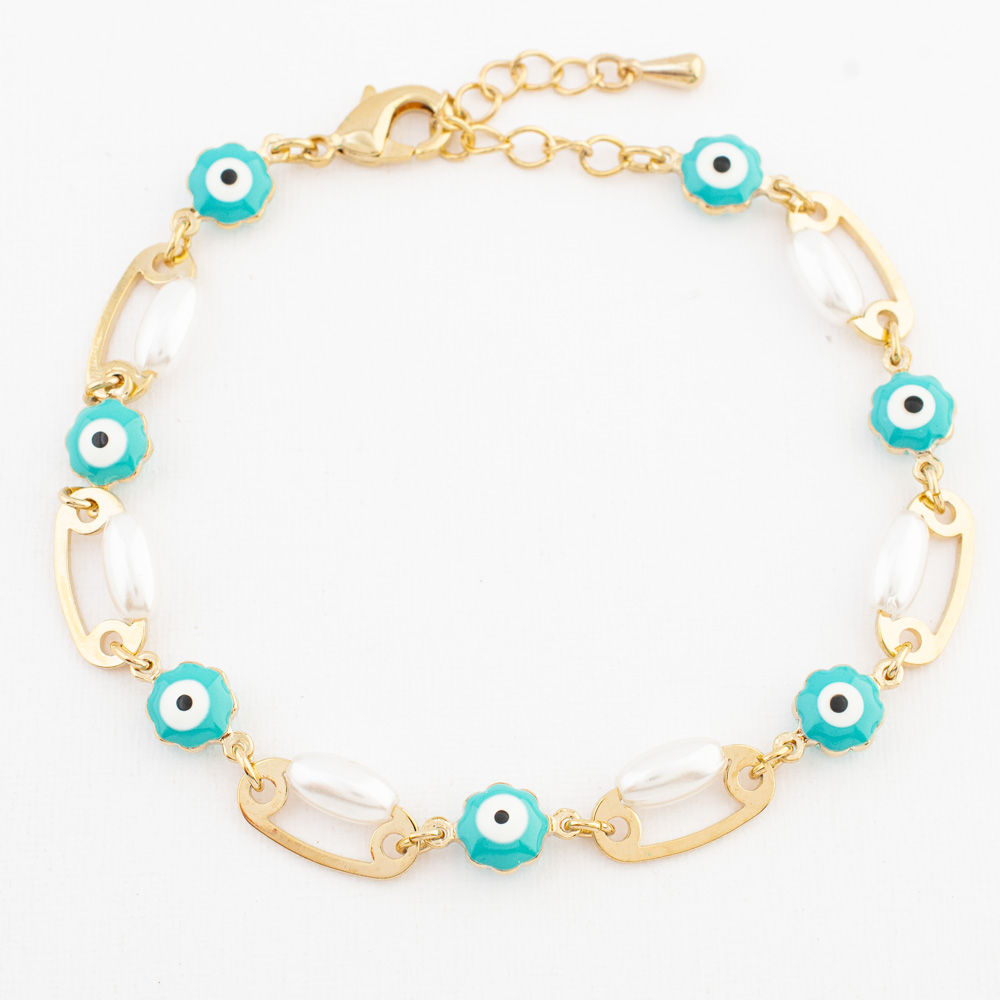 PULSERA CHAPA PEARLTIME