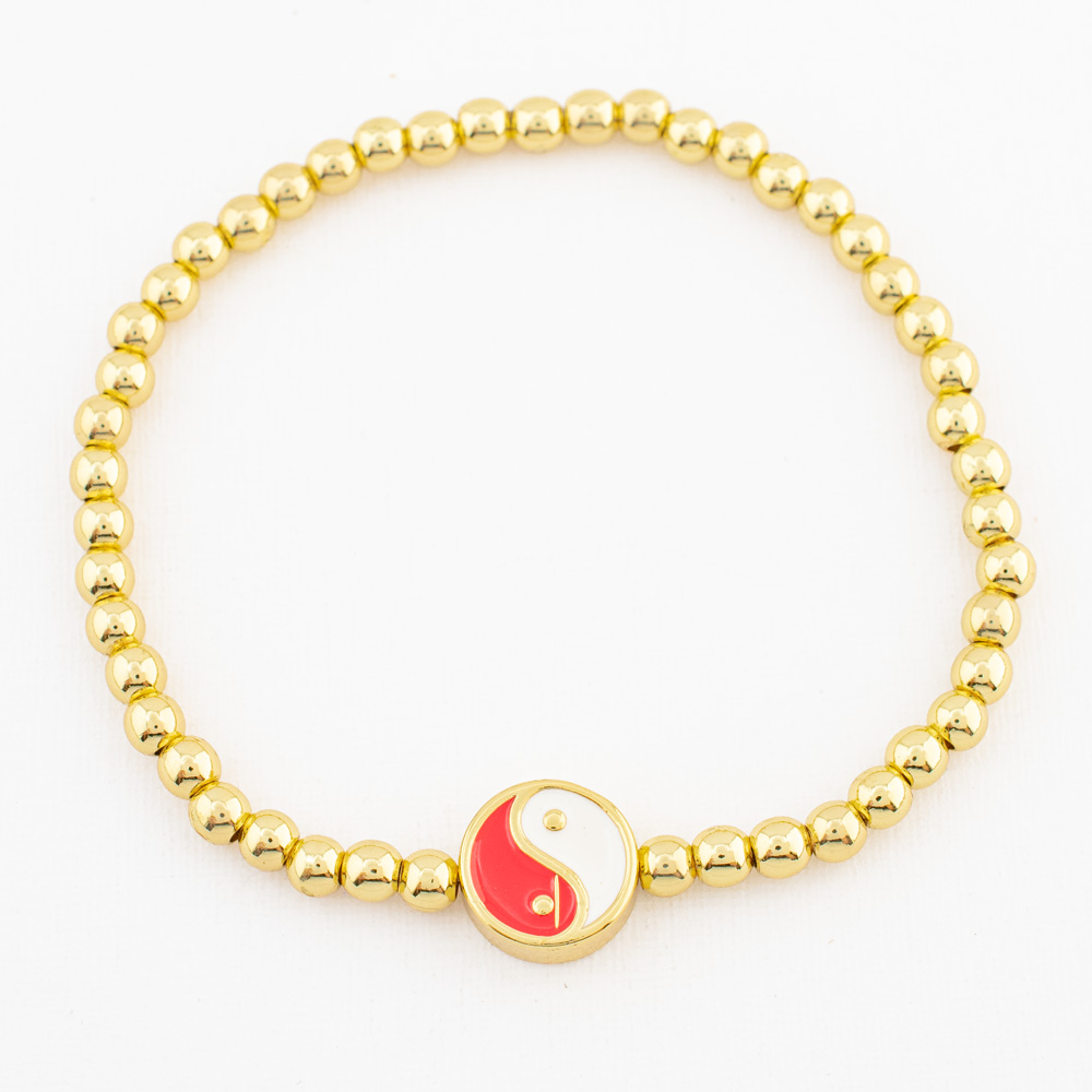 PULSERA CHAPA GOLDEN COLORS