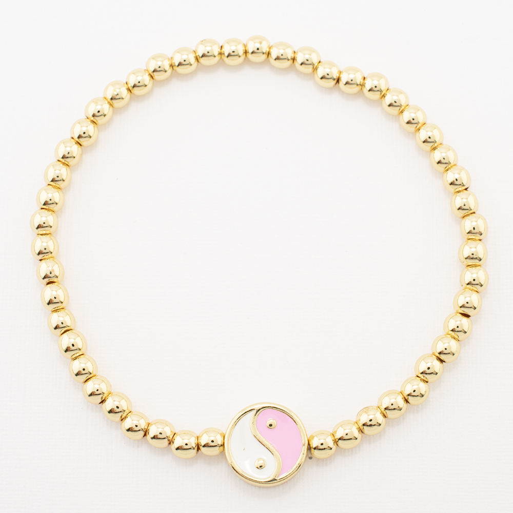 PULSERA CHAPA GOLDEN COLORS