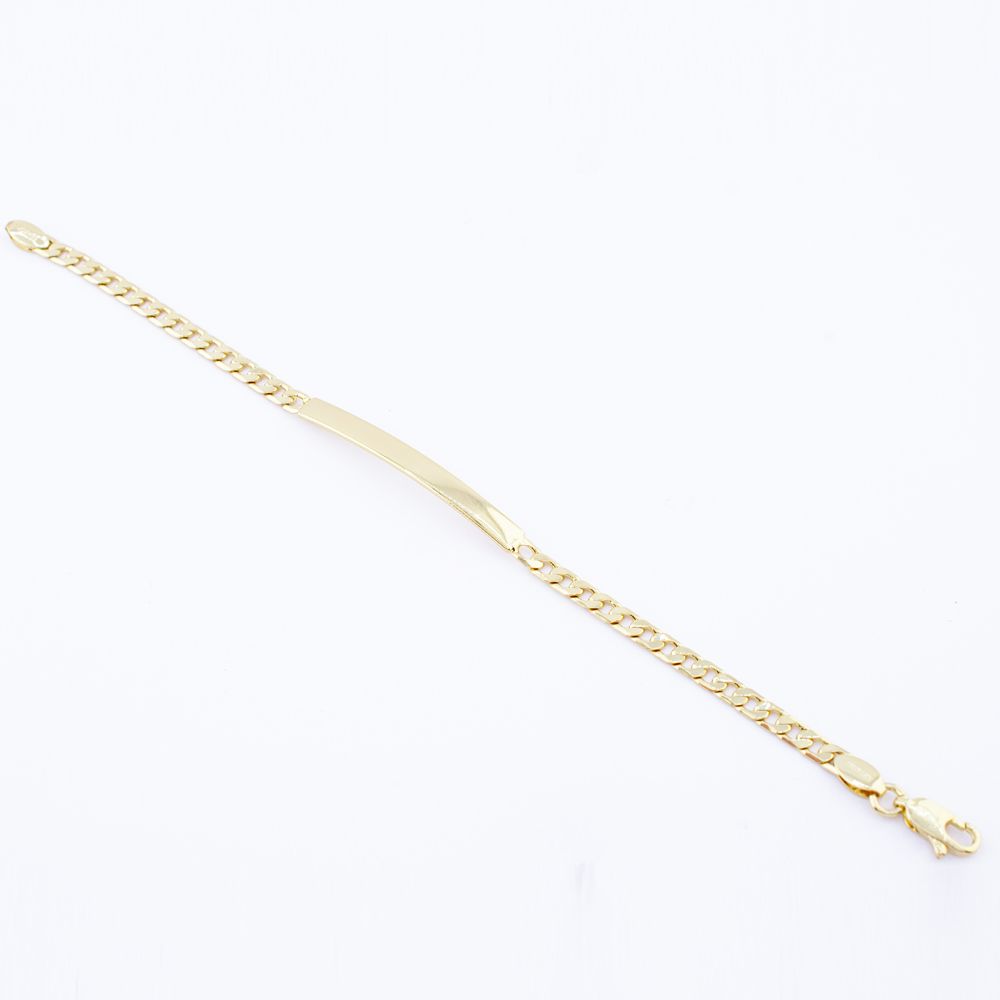 PULSERA CHAPA GOLDEN CASTING