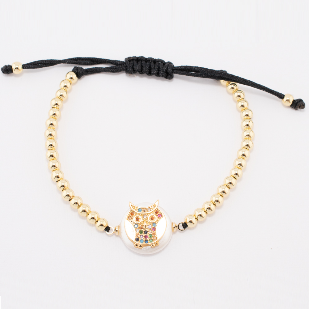 PULSERA CHAPA PEARLTIME