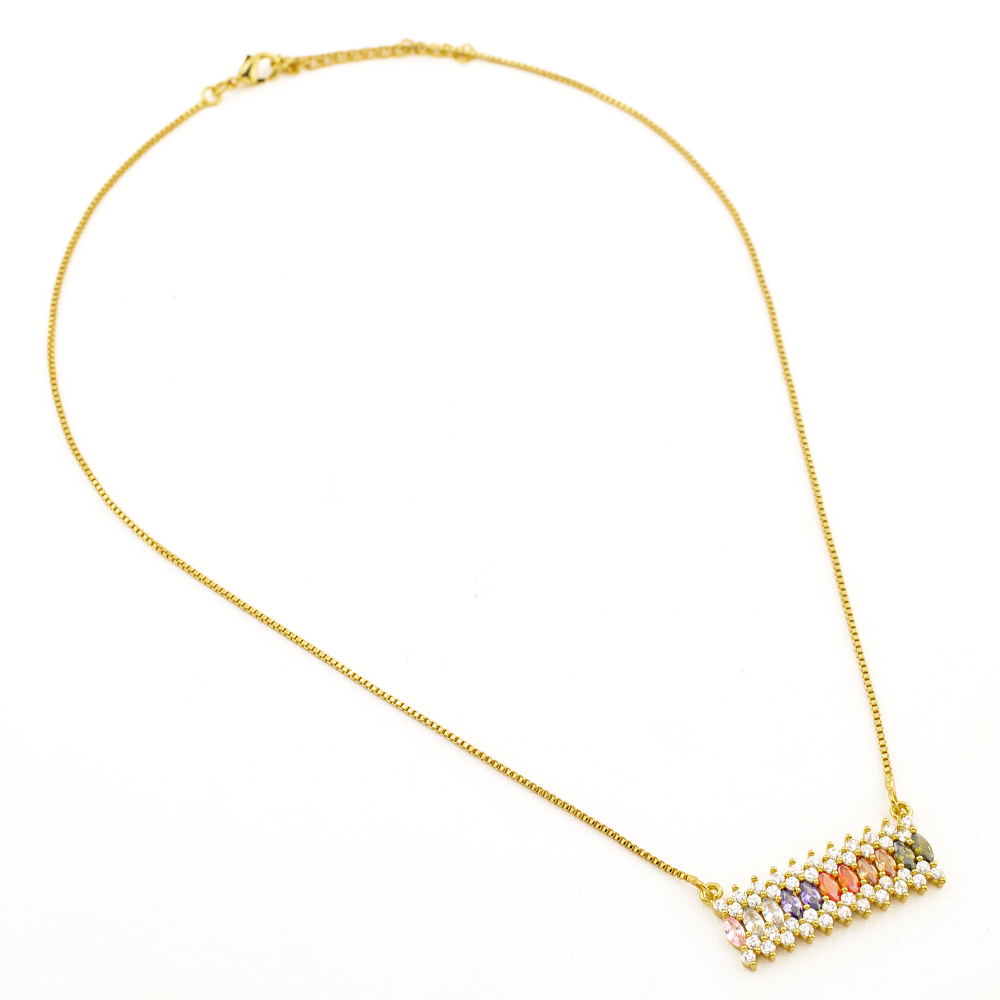 DIJE CHAPA GOLDEN RAINBOW