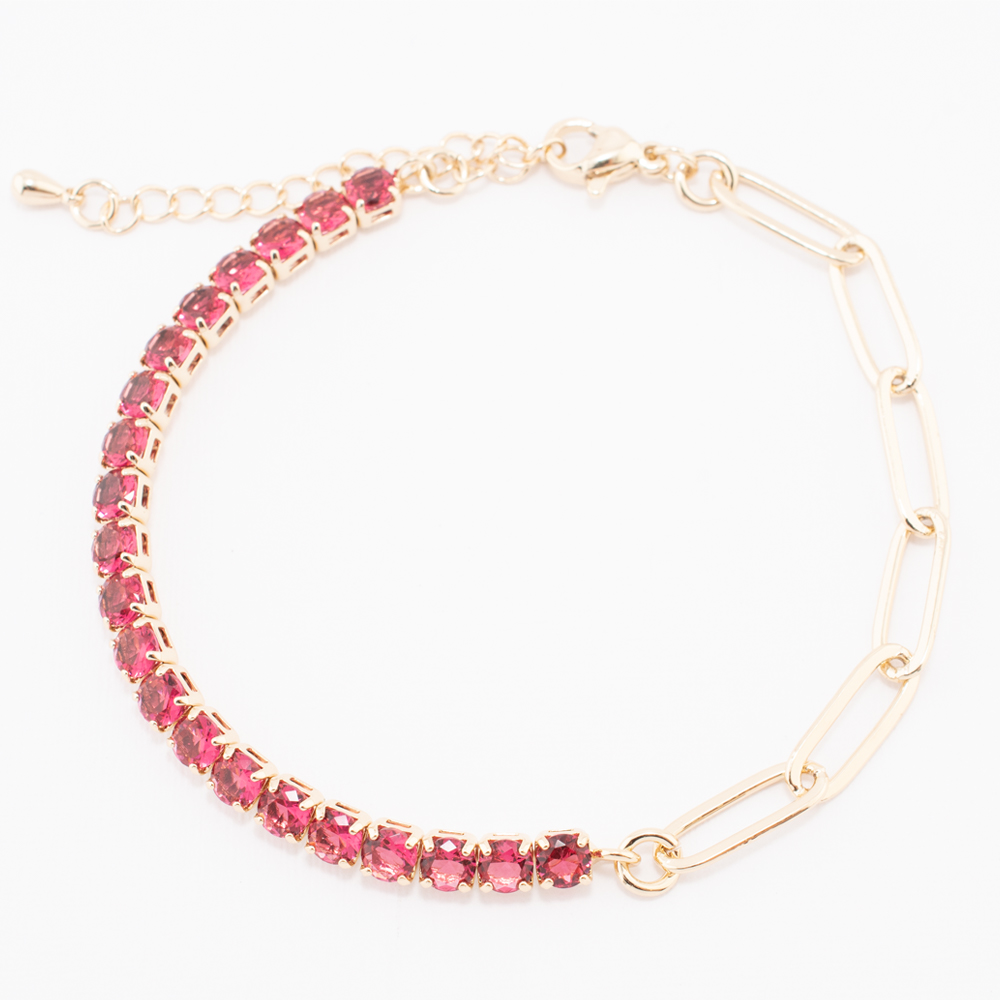 PULSERA CHAPA CRYSTIME