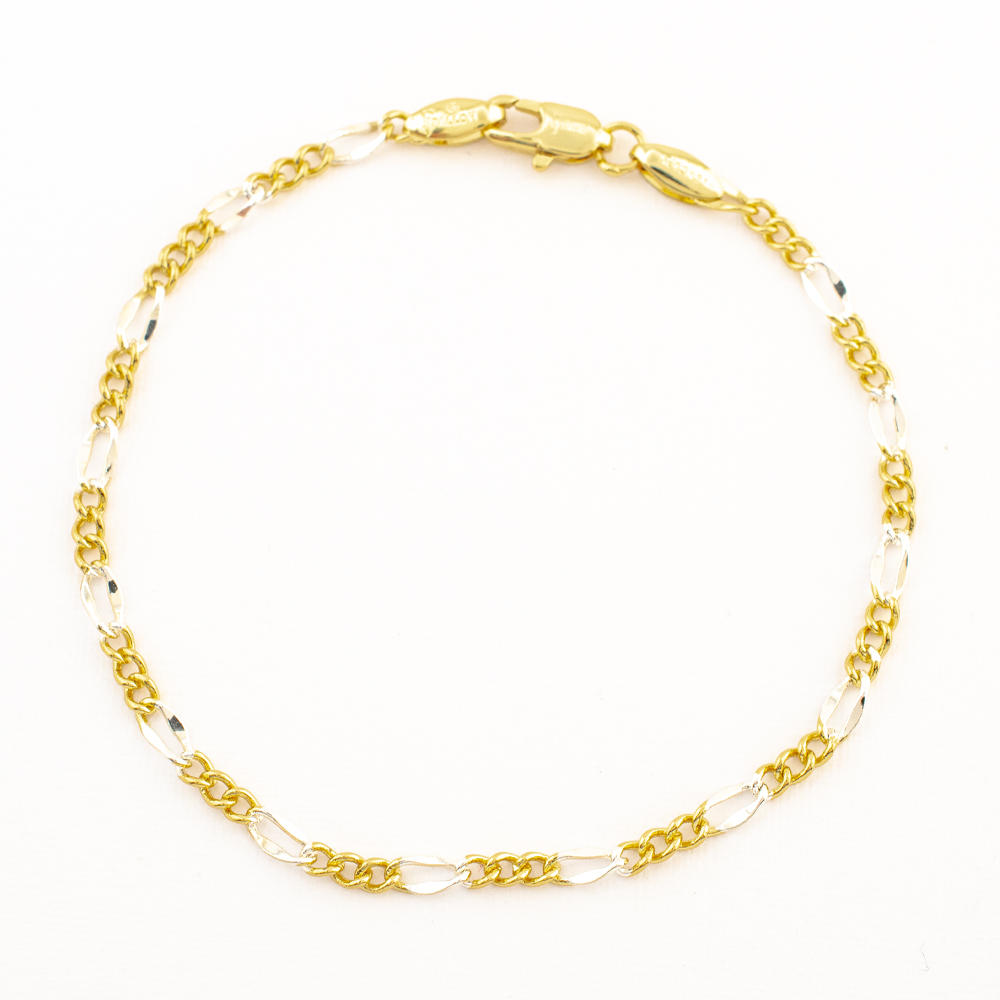PULSERA BITONO GOLDEN CASTING