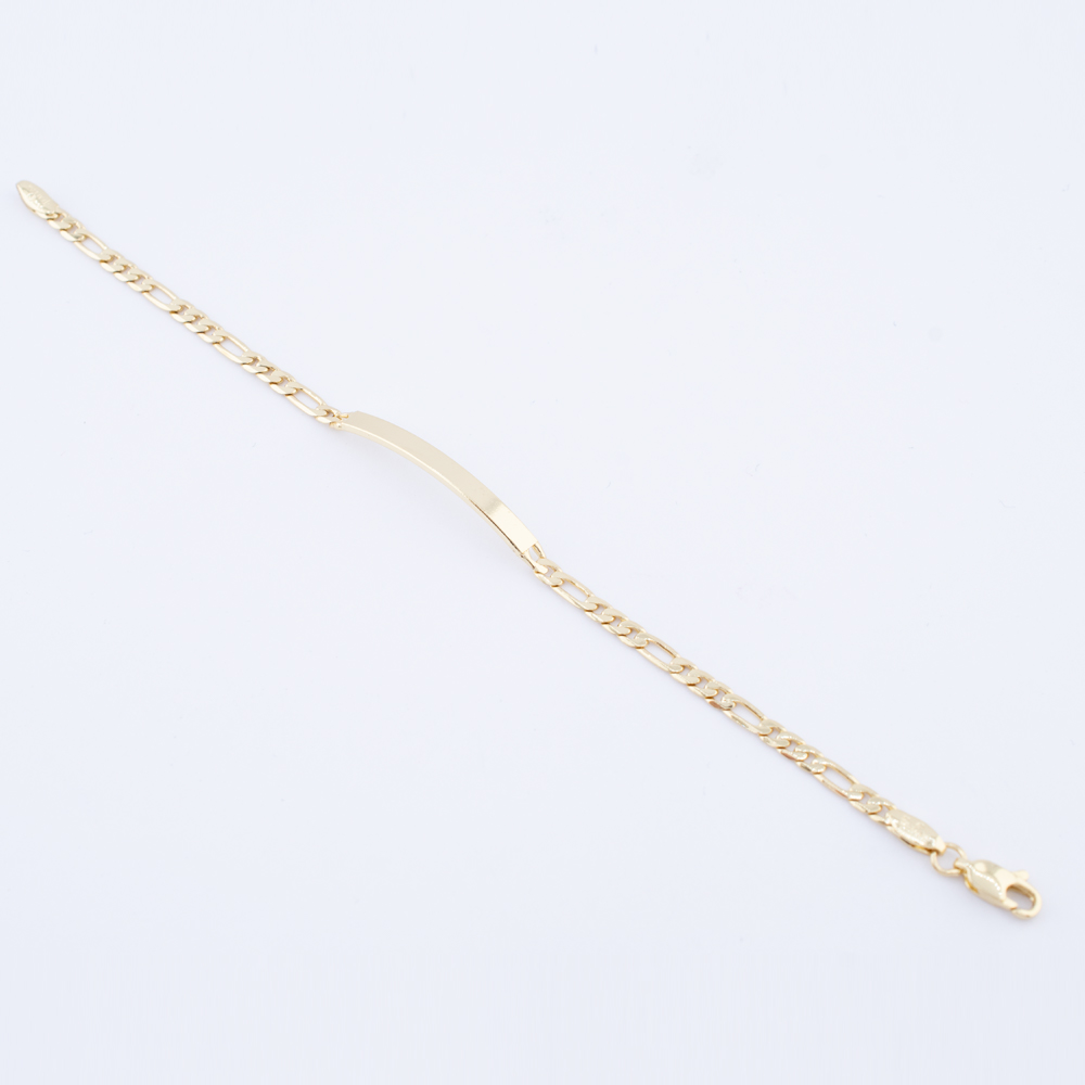 PULSERA CHAPA GOLDEN CASTING
