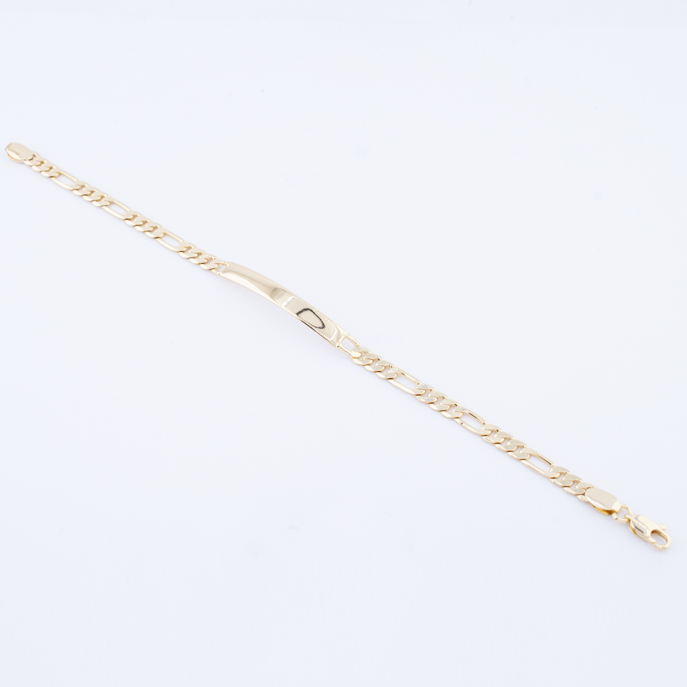 PULSERA CHAPA GOLDEN CASTING
