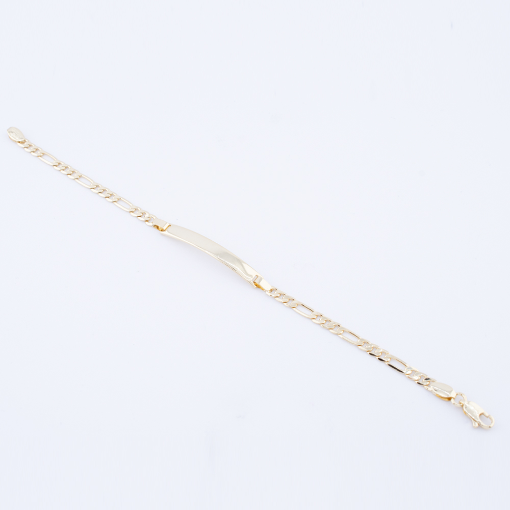PULSERA CHAPA GOLDEN CASTING