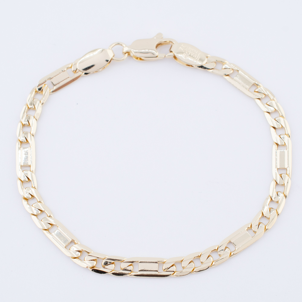 PULSERA CHAPA GOLDEN CASTING