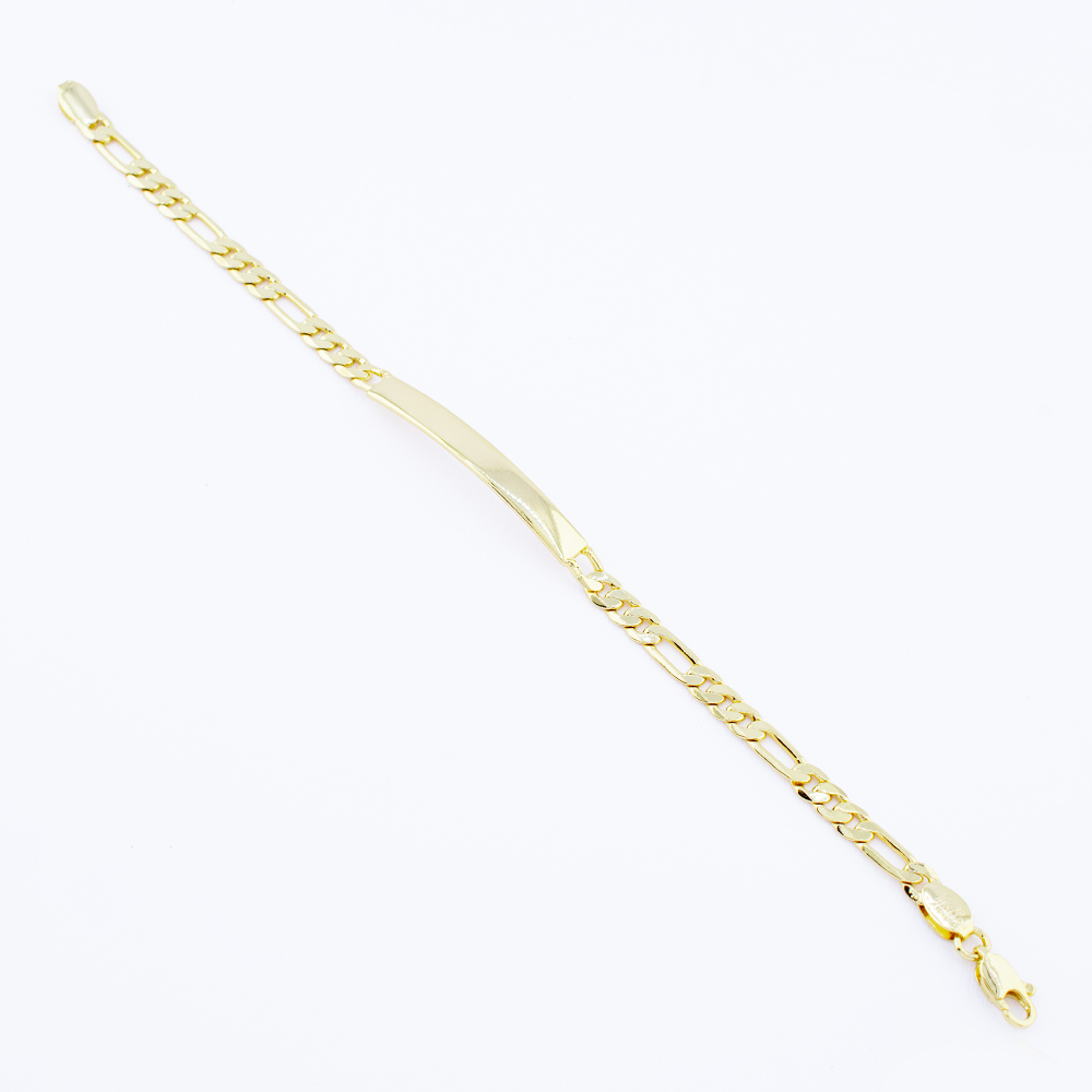 PULSERA CHAPA GOLDEN CASTING