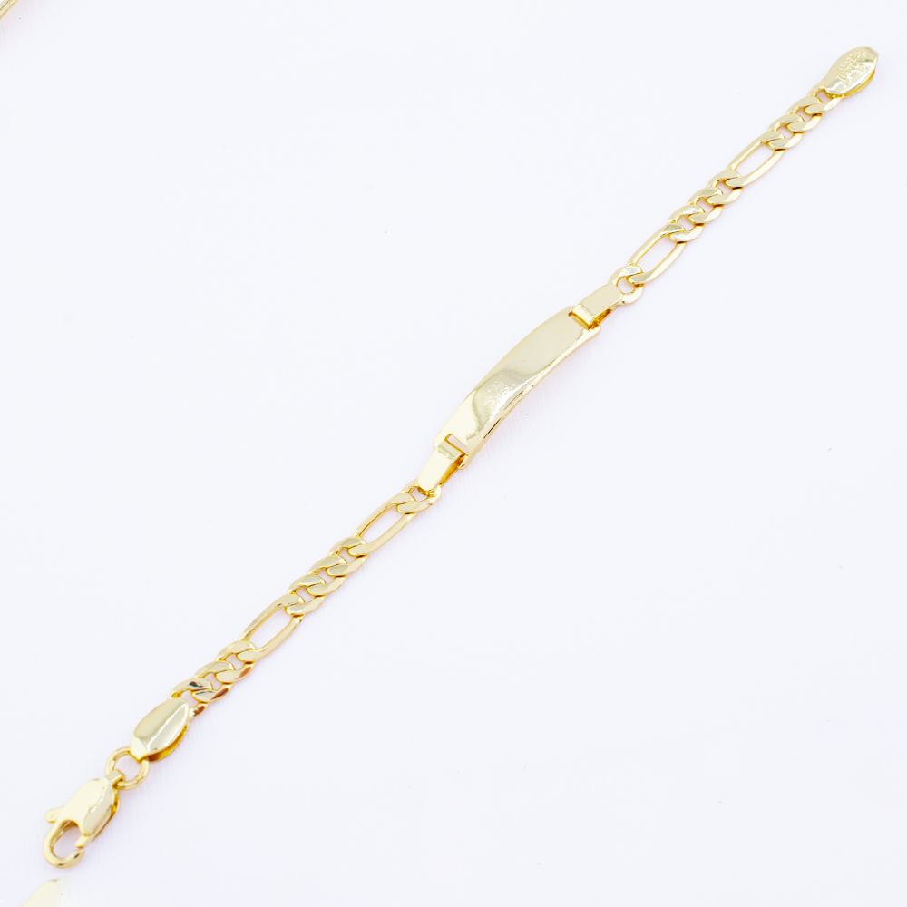 PULSERA CHAPA GOLDEN CASTING