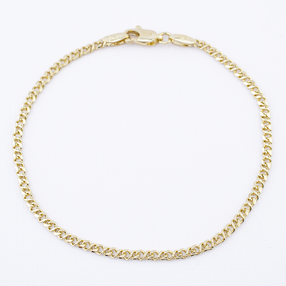 PULSERA CHAPA GOLDEN CASTING
